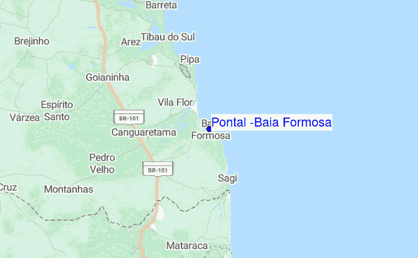 Pontal (Baia Formosa) Location Map