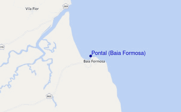 Pontal (Baia Formosa) location map