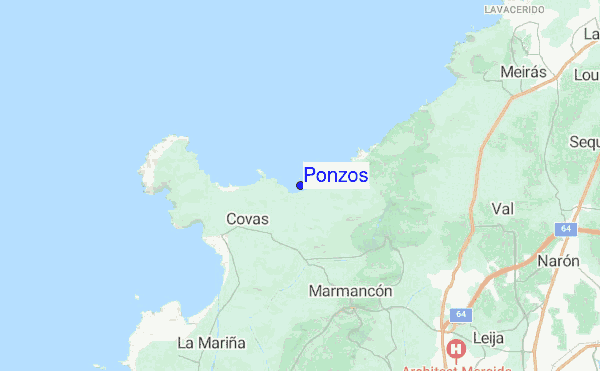 Ponzos location map