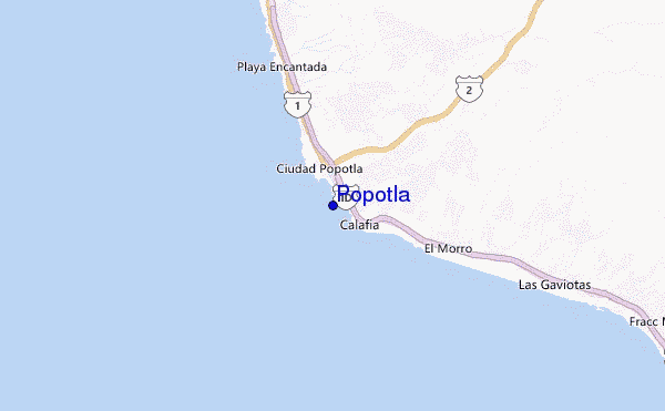 Popotla location map