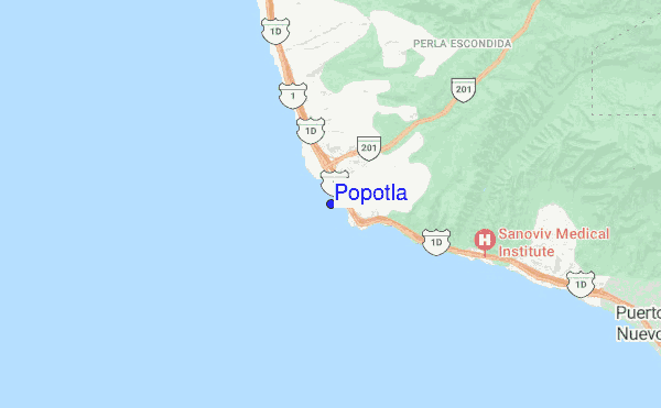 Popotla location map