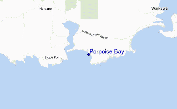Porpoise Bay location map