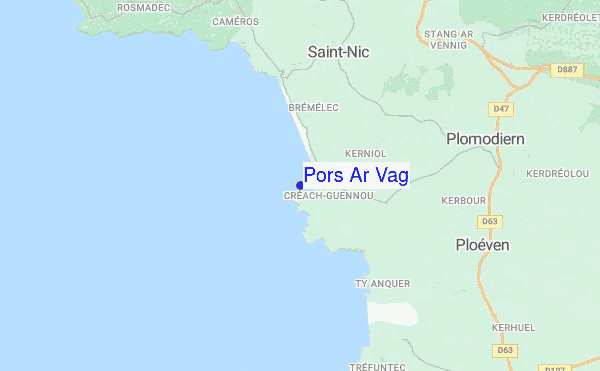 Pors Ar Vag location map