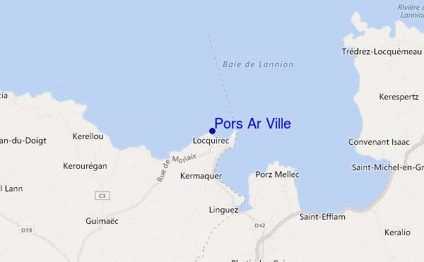 Pors Ar Ville location map