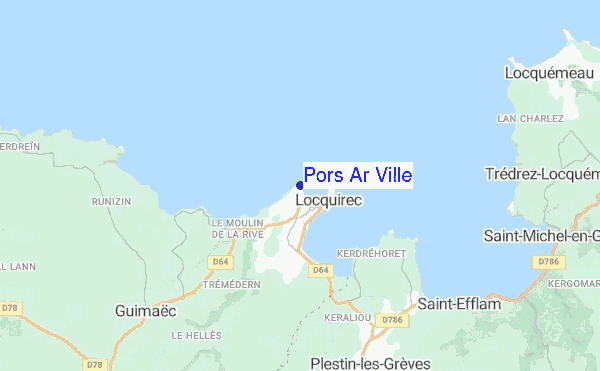 Pors Ar Ville location map