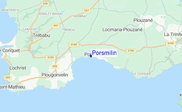 Porsmilin location map