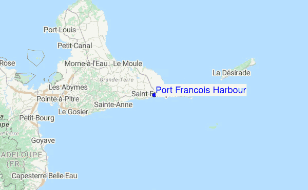 Port Francois Harbour Location Map