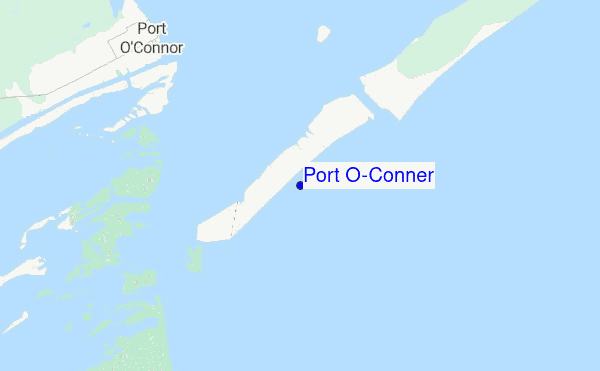 Port O'Conner location map