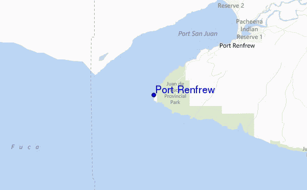 Port Renfrew location map