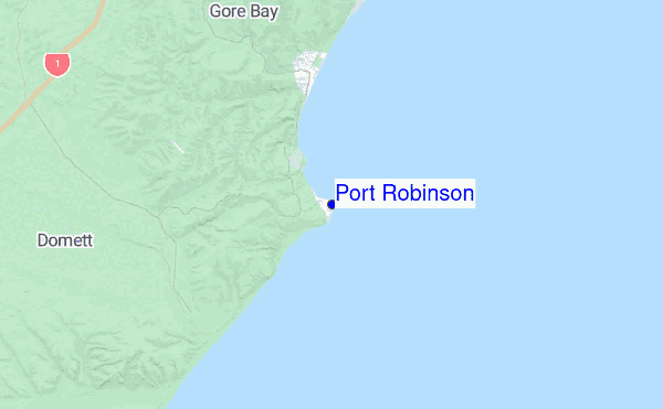 Port Robinson location map