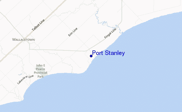Port Stanley location map