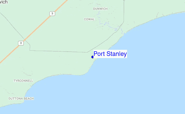 Port Stanley location map