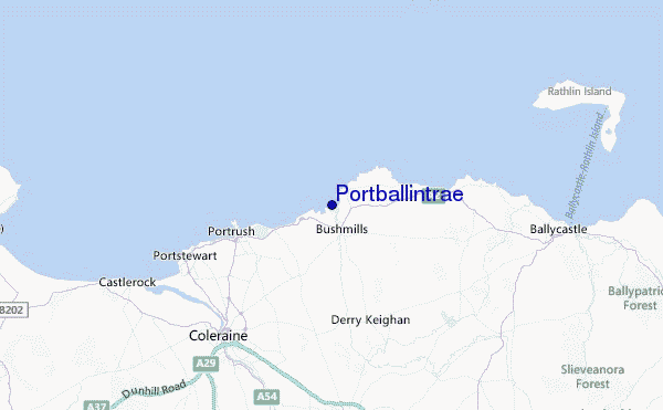 Portballintrae Location Map