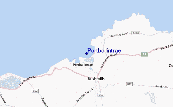 Portballintrae location map