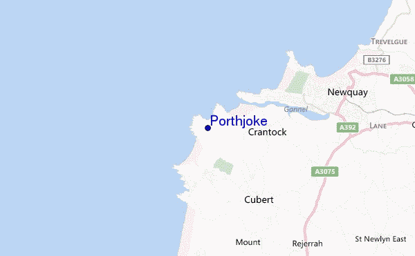 Porthjoke location map