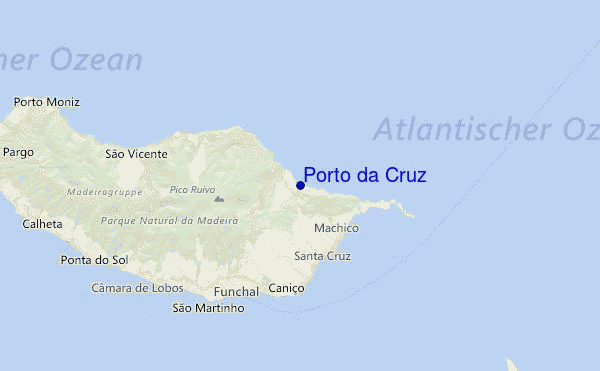 Porto da Cruz Location Map