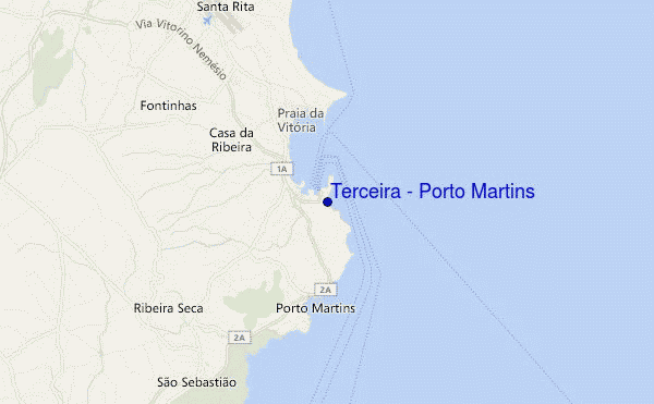 Terceira - Porto Martins location map