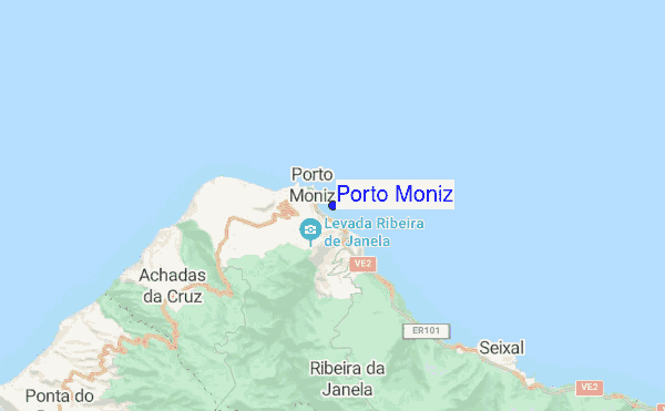 Porto Moniz location map