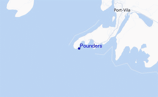 Pounders location map