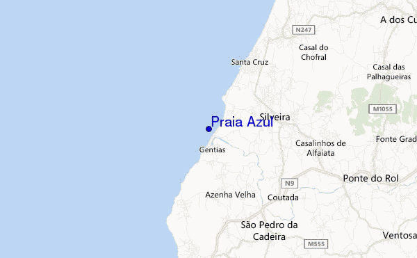Praia Azul location map