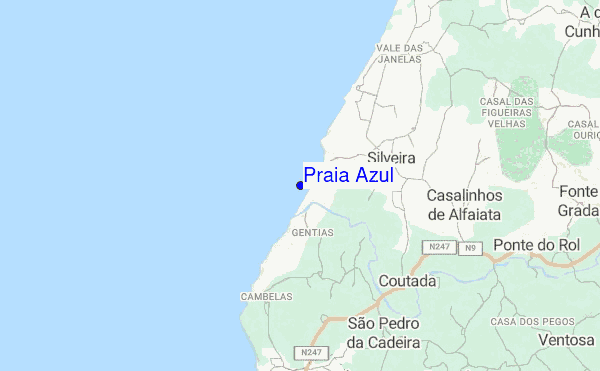 Praia Azul location map