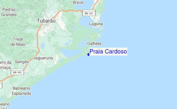Praia Cardoso Location Map