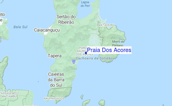 Praia Dos Acores location map