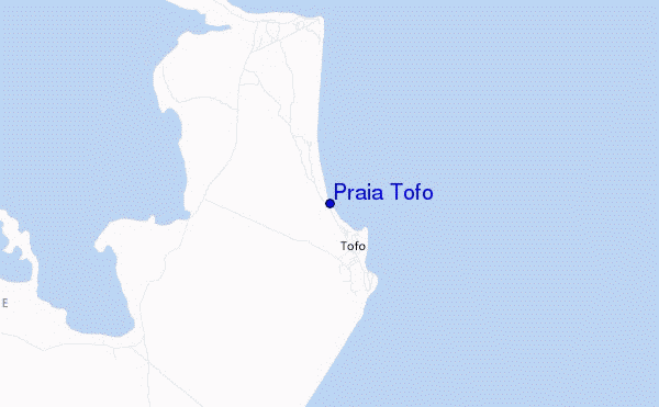 Praia Tofo location map