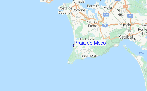aldeia do meco mapa Praia Do Meco Surf Forecast And Surf Reports Lisboa Portugal aldeia do meco mapa