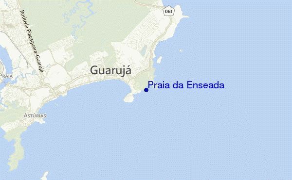 Praia da Enseada location map