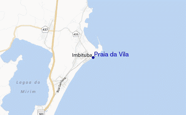 Praia da Vila location map