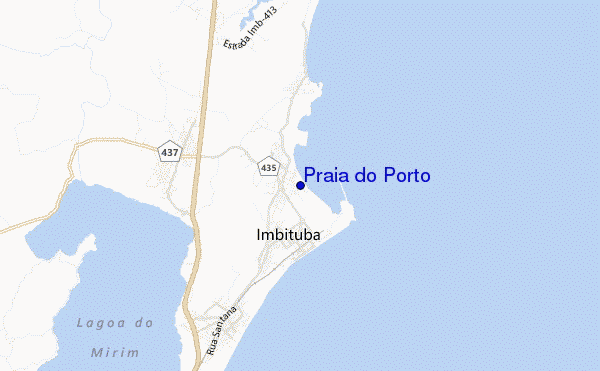 Praia do Porto location map