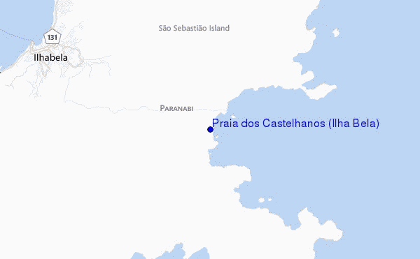 Praia dos Castelhanos (Ilha Bela) location map