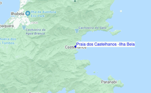 Praia dos Castelhanos (Ilha Bela) location map