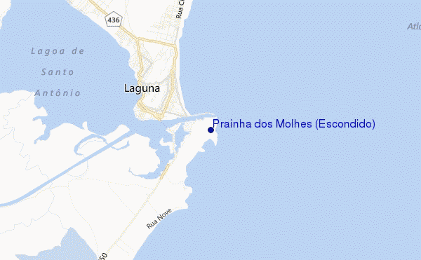Prainha dos Molhes (Escondido) location map