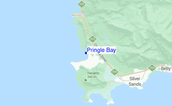 Pringle Bay location map