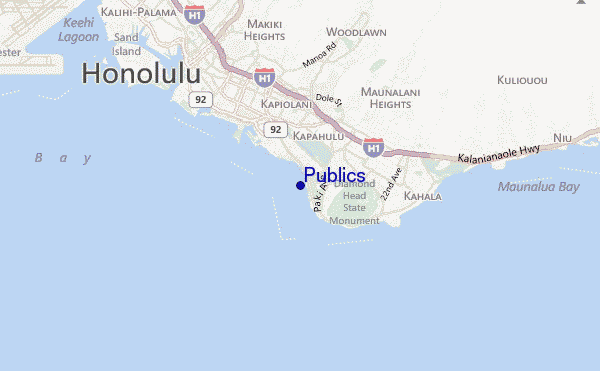 Publics location map