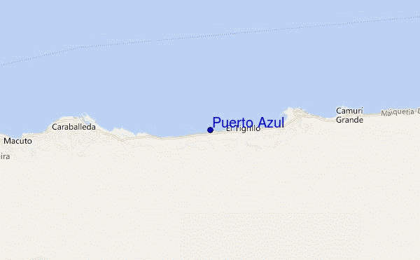 Puerto Azul location map