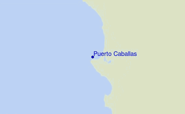 Puerto Caballas location map