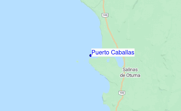 Puerto Caballas location map