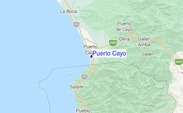 Puerto Cayo location map