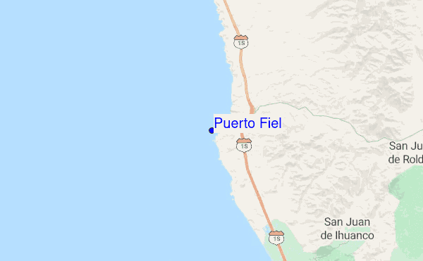 Puerto Fiel location map