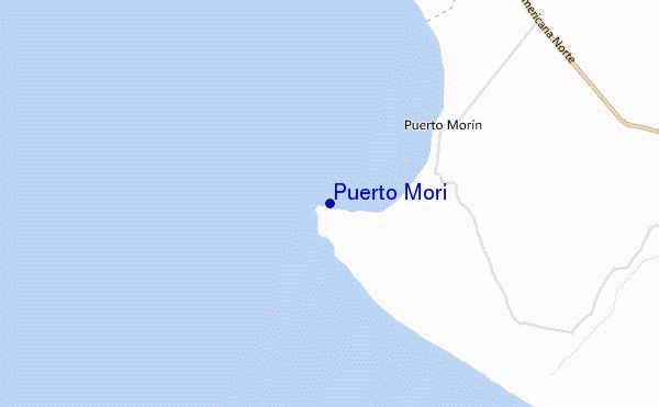 Puerto Mori location map