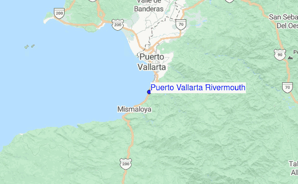 Puerto Vallarta Rivermouth Location Map