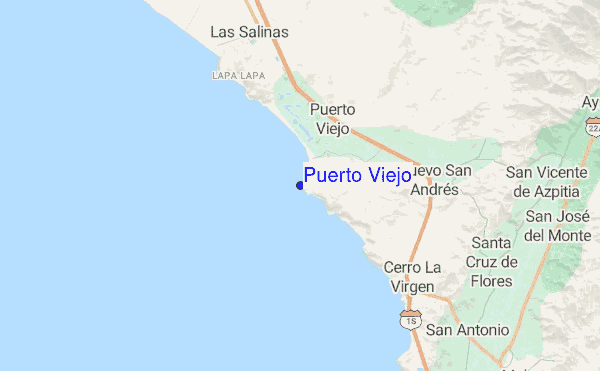 Puerto Viejo location map