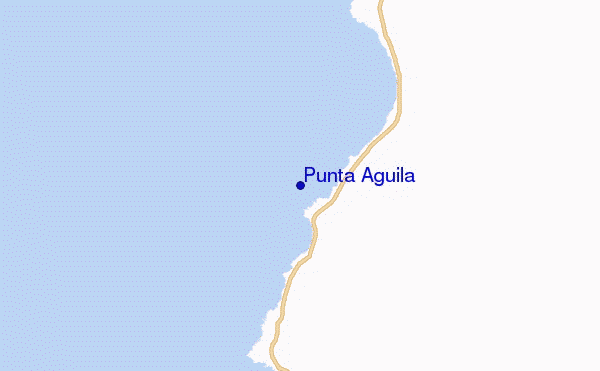 Punta Aguila location map