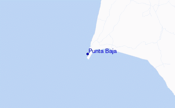 Punta Baja location map