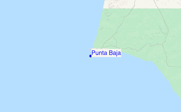 Punta Baja location map