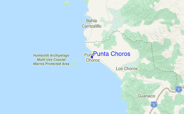 Punta Choros Location Map