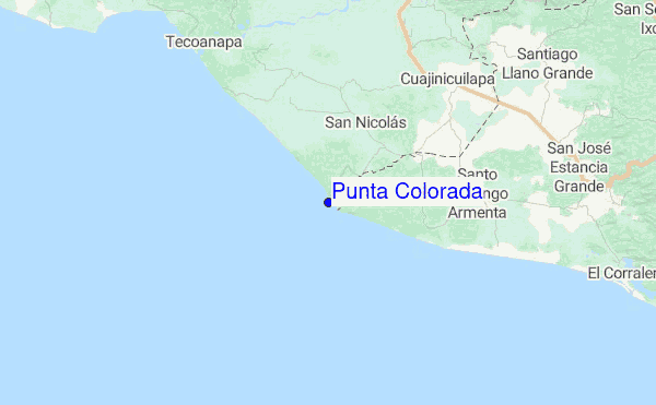 Punta Colorada Location Map